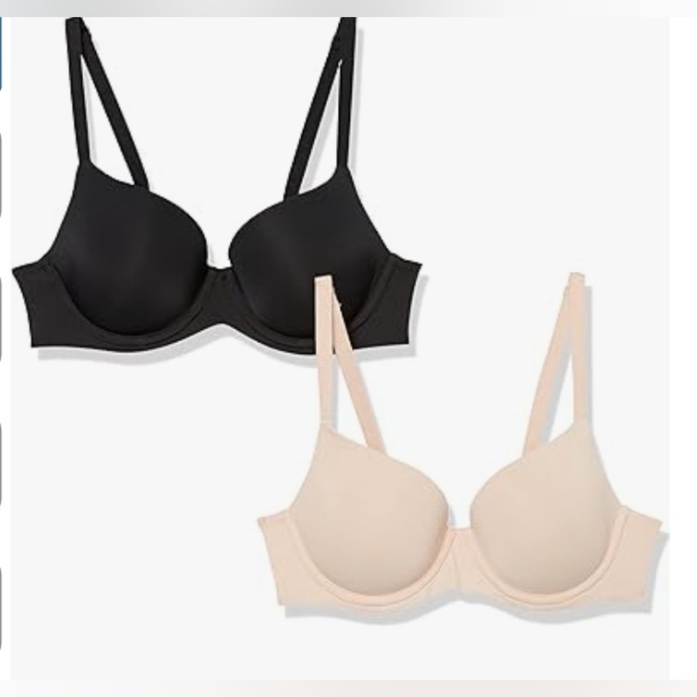 NWOT 2 Pk Amazon Essentials Bras
